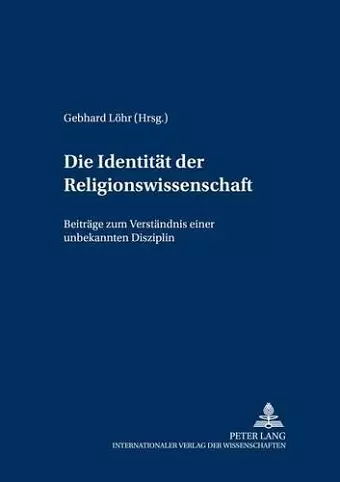 Die Identitaet Der Religionswissenschaft cover