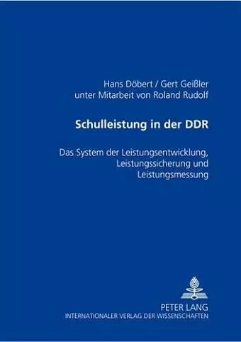 Schulleistung in Der Ddr cover