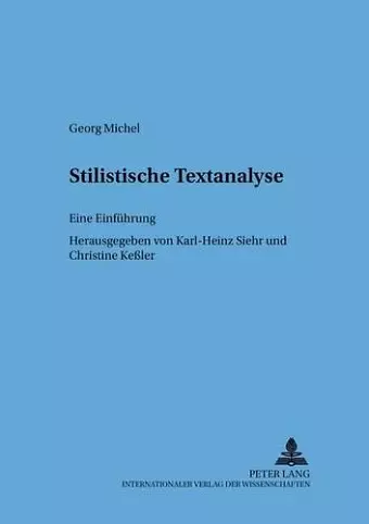 Stilistische Textanalyse cover