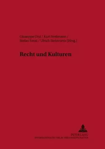 Recht Und Kulturen cover