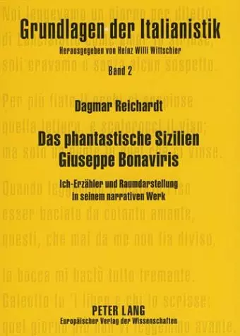 Das Phantastische Sizilien Giuseppe Bonaviris cover