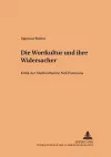 Die Wortkultur Und Ihre Widersacher cover