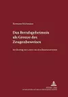 Das Berufsgeheimnis ALS Grenze Des Zeugenbeweises cover