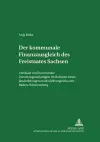 Der Kommunale Finanzausgleich Des Freistaates Sachsen cover