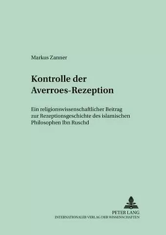 Konstruktionsmerkmale Der Averroes-Rezeption cover