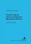 Finanzierung Der Altersversorgung Des Oeffentlichen Dienstes cover