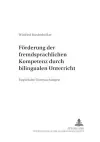 Foerderung Der Fremdsprachlichen Kompetenz Durch Bilingualen Unterricht cover