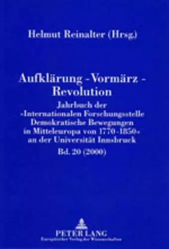 Aufklaerung - Vormaerz - Revolution cover