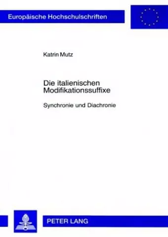 Die Italienischen Modifikationssuffixe cover