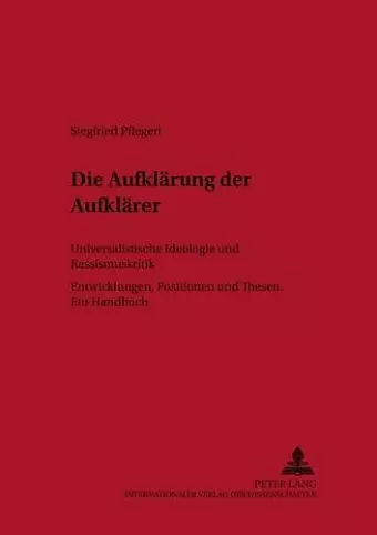 Die Aufklaerung Der Aufklaerer cover