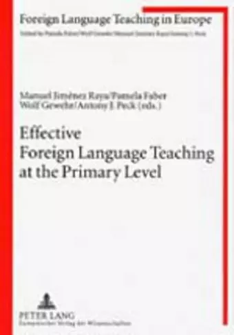 Effective Foreign Language Teaching at the Primary Level cover