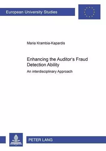 Enhancing the Auditor's Fraud Detection Ability cover