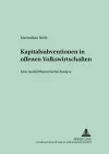 Kapitalsubventionen in Offenen Volkswirtschaften cover