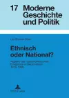 Ethnisch oder National? cover