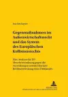 Gegenmaßnahmen Im Außenwirtschaftsrecht Und Das System Des Europaeischen Kollisionsrechts cover