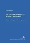 Die Systematik Des § 823 I Bgb Im Deliktsrecht cover