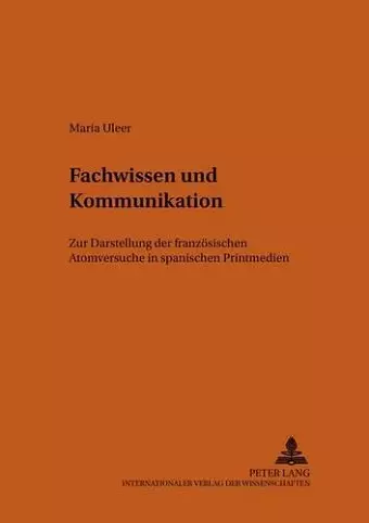 Fachwissen Und Kommunikation cover