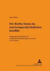 Der Berlin-Status Im Intertemporalrechtlichen Konflikt cover