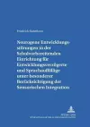 Neurogene Entwicklungsstoerungen in Der Schulvorbereitenden Einrichtung Fuer Entwicklungsverzoegerte Und Sprachauffaellige Unter Besonderer Beruecksichtigung Der Sensorischen Integration cover