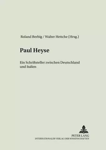 Paul Heyse cover