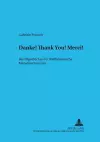 «Danke! Thank You! Merci!» cover