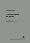 Konstruktion Statt Instruktion cover