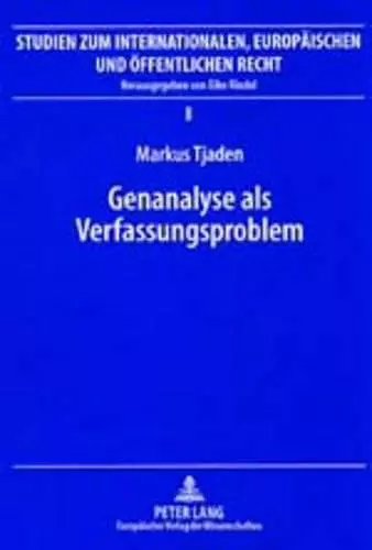 Genanalyse ALS Verfassungsproblem cover