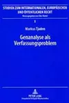 Genanalyse ALS Verfassungsproblem cover