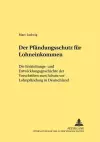 Der Pfaendungsschutz Fuer Lohneinkommen cover