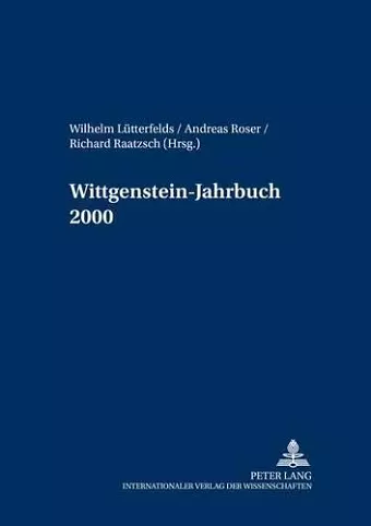 Wittgenstein-Jahrbuch 2000 cover