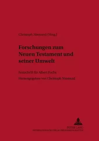 Forschungen Zum Neuen Testament Und Seiner Umwelt cover