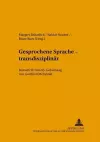 Gesprochene Sprache - Transdisziplinaer cover