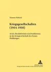 Kriegsgesellschaften (1914-1918) cover