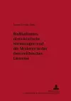 Radikalismus, Demokratische Stroemungen Und Die Moderne in Der Oesterreichischen Literatur cover