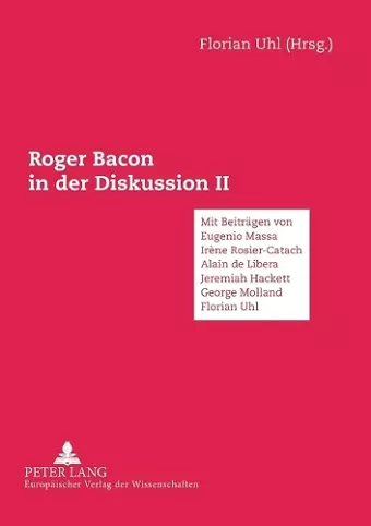 Roger Bacon in der Diskussion II cover