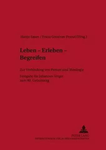 Leben - Erleben - Begreifen cover