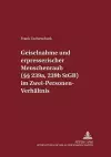 Geiselnahme Und Erpresserischer Menschenraub (§§ 239a, 239b Stgb) Im Zwei-Personen-Verhaeltnis cover