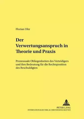 Der Verwertungswiderspruch in Theorie Und Praxis cover