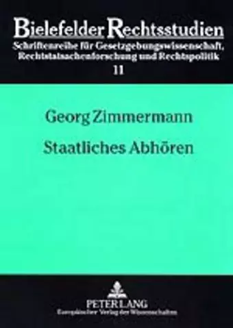 Staatliches Abhoeren cover