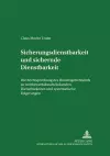 Sicherungsdienstbarkeit Und Sichernde Dienstbarkeit cover