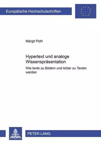 Hypertext Und Analoge Wissensrepraesentation cover