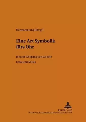 «Eine Art Symbolik Fuers Ohr» cover