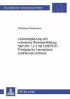 Lueckenergaenzung Und Richterliche Rechtsfortbildung Nach Art. 1.6 II Der Unidroit-Principles for International Commercial Contracts cover