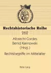 Rechtsbegriffe im Mittelalter cover