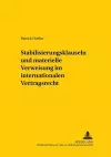 Stabilisierungsklauseln Und Materielle Verweisung Im Internationalen Vertragsrecht cover