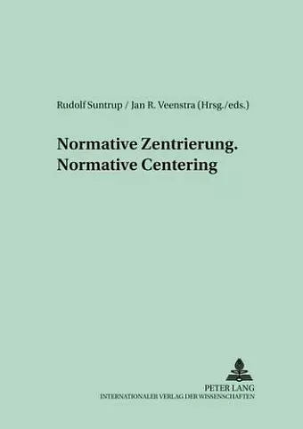 Normative Zentrierung Normative Centering cover