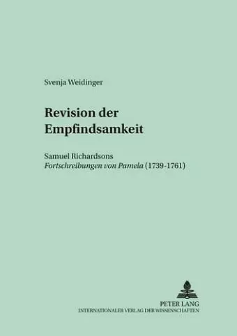 Revision der Empfindsamkeit cover