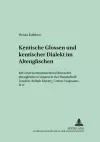 Kentische Glossen Und Kentischer Dialekt Im Altenglischen cover