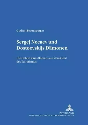 Sergej Nečaev Und Dostoevskijs «Daemonen» cover