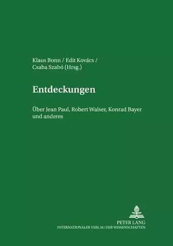 Entdeckungen cover